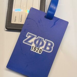 Blue ZΦB 1920 Luggage Tag